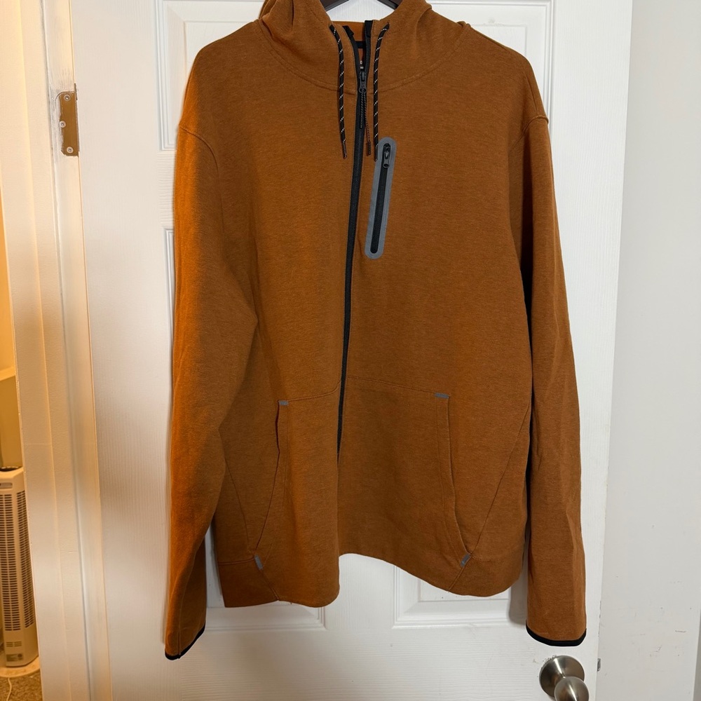Old Navy Men's Tan Zip-Up Sweater